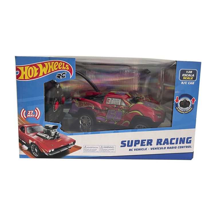 Vehículo Hot Wheels a Control Remoto Racing Car 1:28