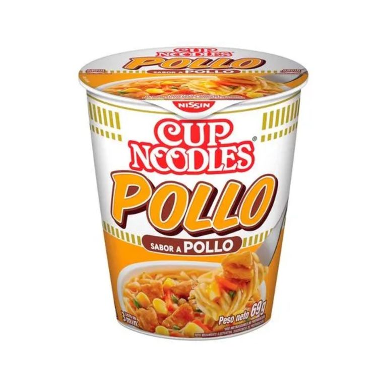 Pasta Precocida Nissin Cup Noodles Pollo Empaque 69 g