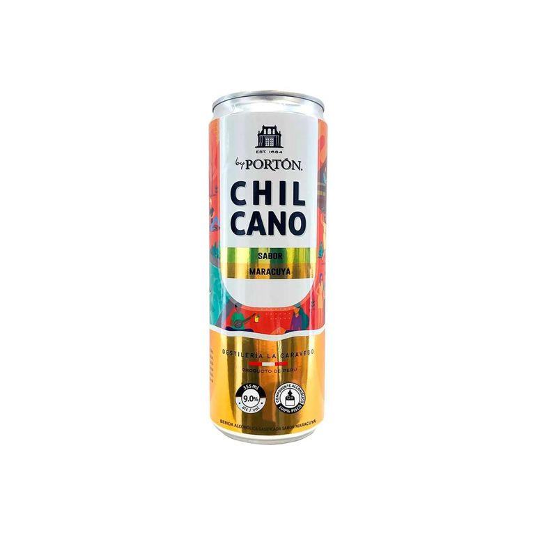 Bebida RTD Porton Chilcano Maracuyá Lata 355 mL