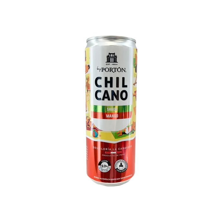 Bebida RTD Porton Chilcano Mango Lata 355 mL