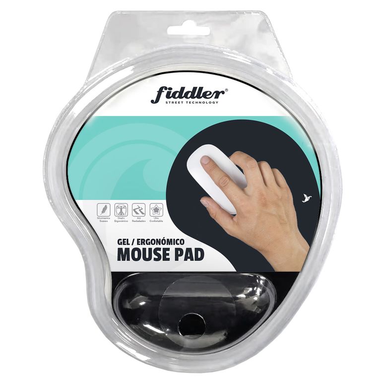 Mouse Pad Gel Negro