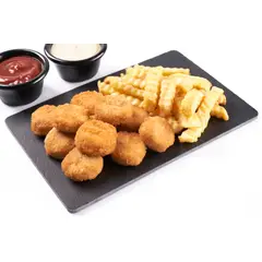 TOTTUS - Nuggets de pollo x 12 unidades + papas fritas