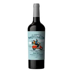 ESCANDALOSOS WINES - Vino el Gordo en motoneta Malbec 750mL