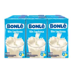 BONLE - Sixpack Mezcla Láctea Sin Lactosa 480g