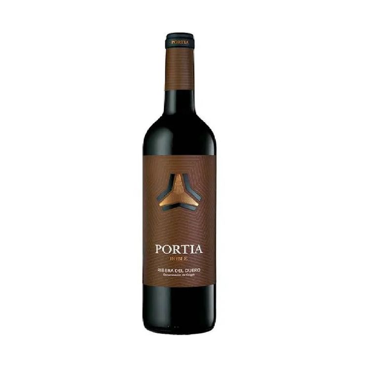 Vino Portia Roble Tempranillo Botella 750 mL