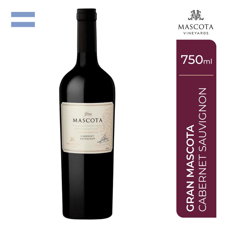 Vino La Gran Mascota Cabernet Sauvignon Botella 750 mL