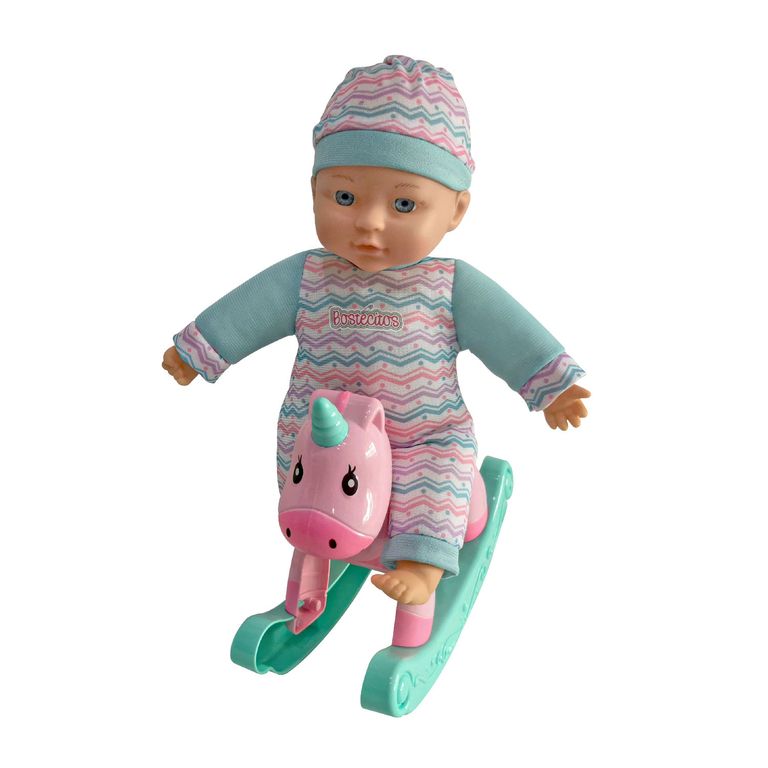 Muñeca con Balancin de Unicornio 28 cm