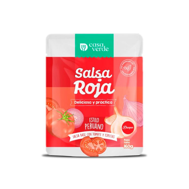 Salsa Roja Casa Verde Pouch Empaque 160 g