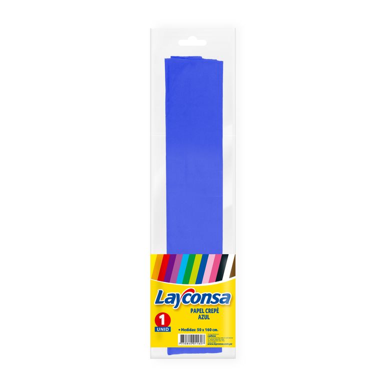 Papel Crepé Layconsa Color Azul Marino