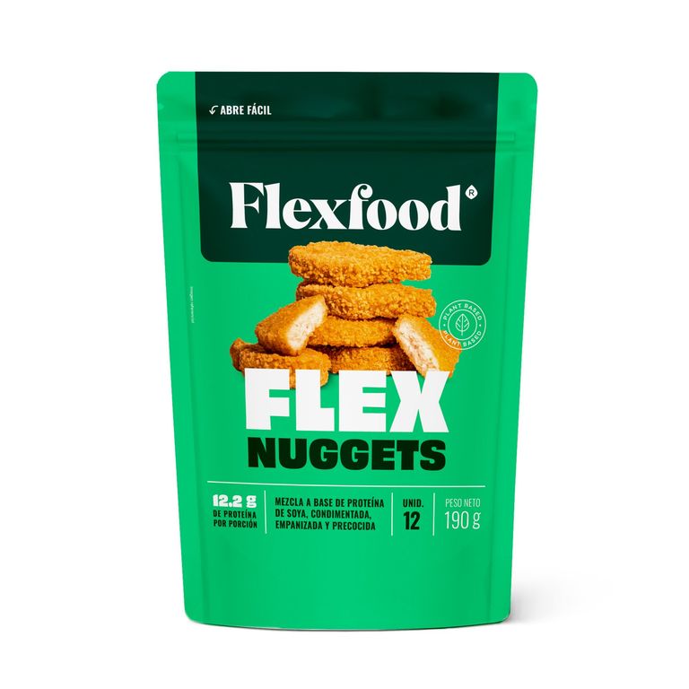 Nuggets a Base de Soya Flexfood Doypack 190 g