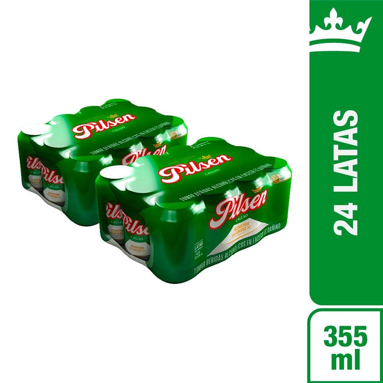 Cerveza Pilsen 2 Twelve Pack Lata 355 mL