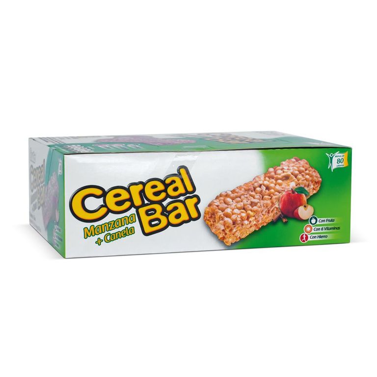 Barra de Cereal Costa Cereal Bar Manzana Canela Caja 12 Und