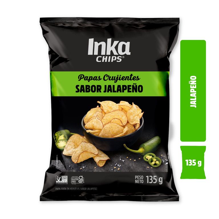 Papa Inka Chips Jalapeño Bolsa 135 g