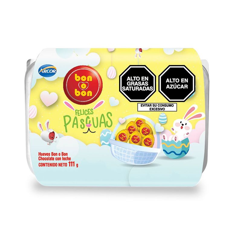 Portahuevos Bon o Bon Chocolate con Leche Empaque 111 g