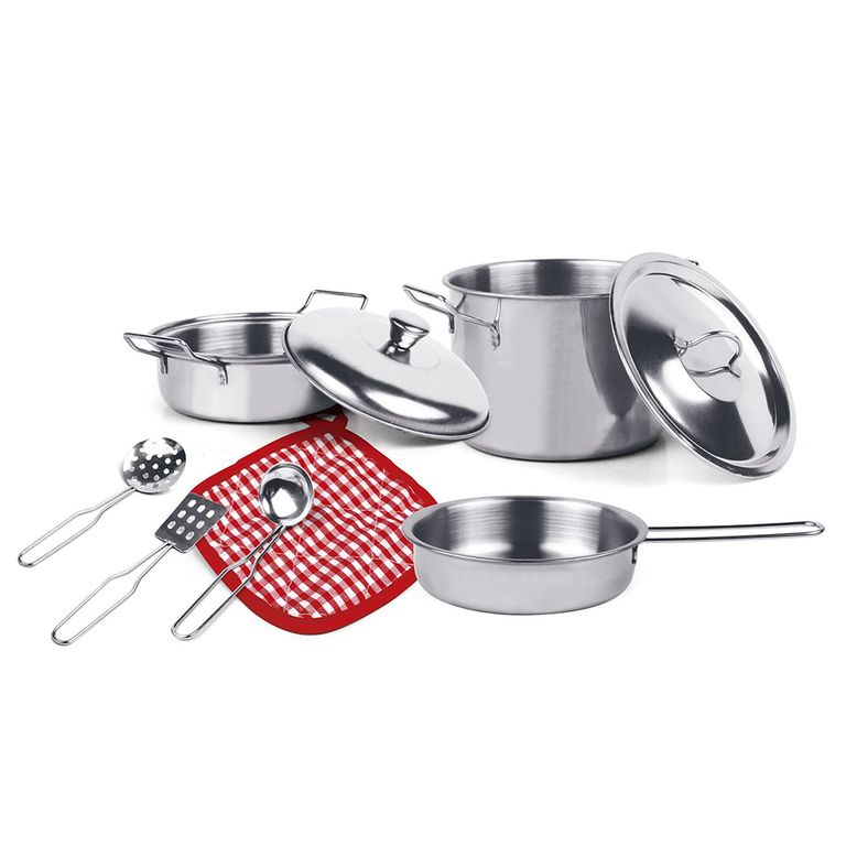 Set de Cocina Metálico 9 Pzs