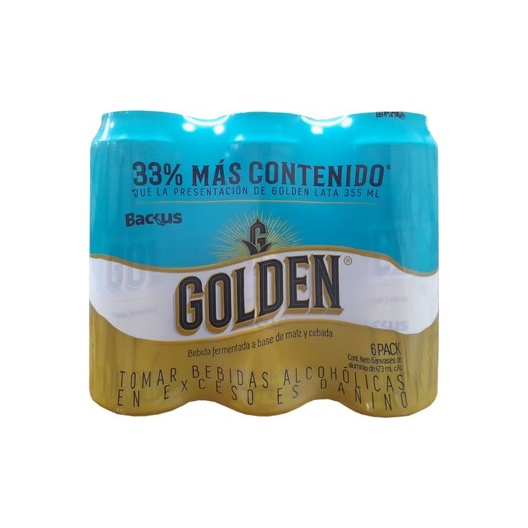 Cerveza Golden Sixpack Lata 473 mL
