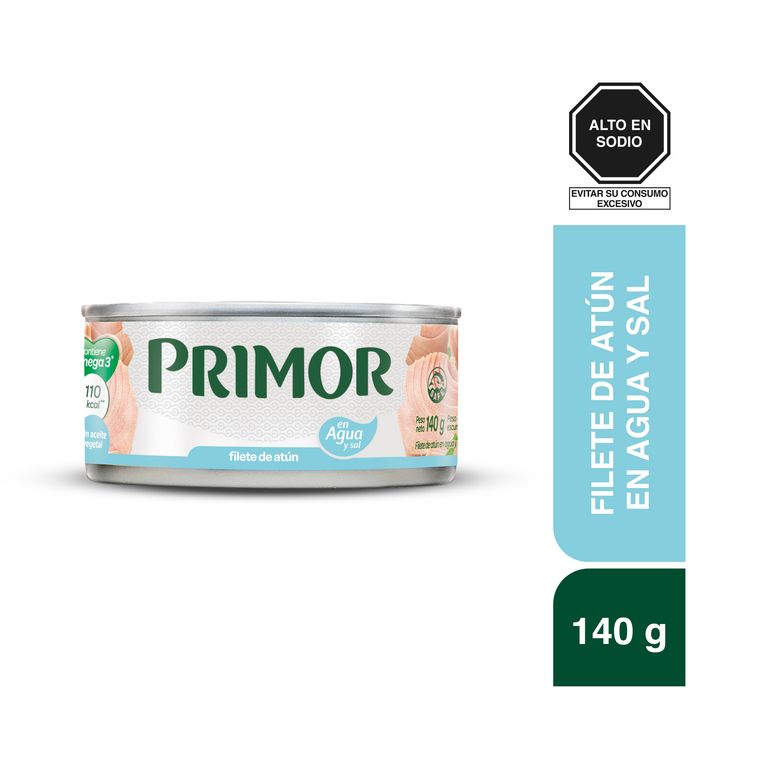 Filete de Atún en Agua Primor Lata 140g