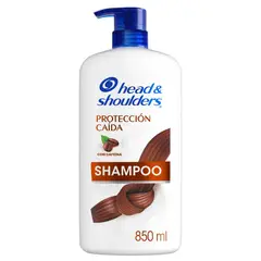 HEAD SHOULDERS - Shampoo Protección Caída Cafeína Control Caspa Botella 850 mL