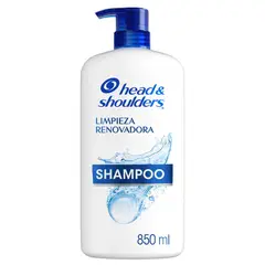 HEAD SHOULDERS - Shampoo Limpieza Renovadora Control Caspa Botella 850 mL