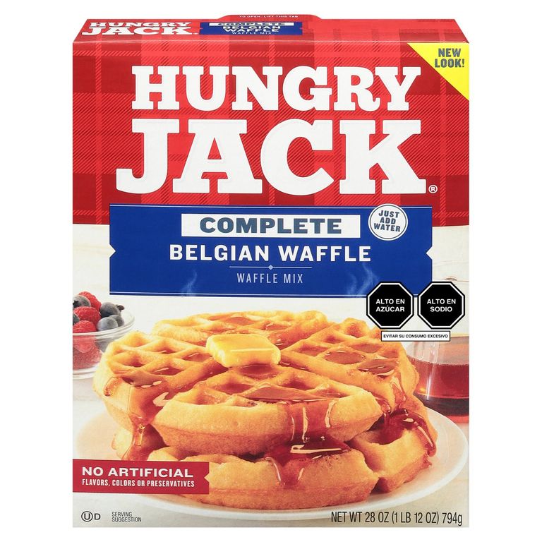 Mezcla de Waffle Belga Hungry Jack Caja 794 g