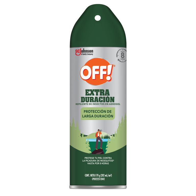 Repelente en Spray OFF Extra Duración Envase 170 g