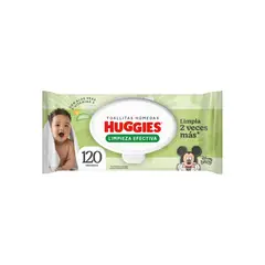 HUGGIES - Toallitas Húmedas Huggies Limpieza Efectiva Empaque 120 Und