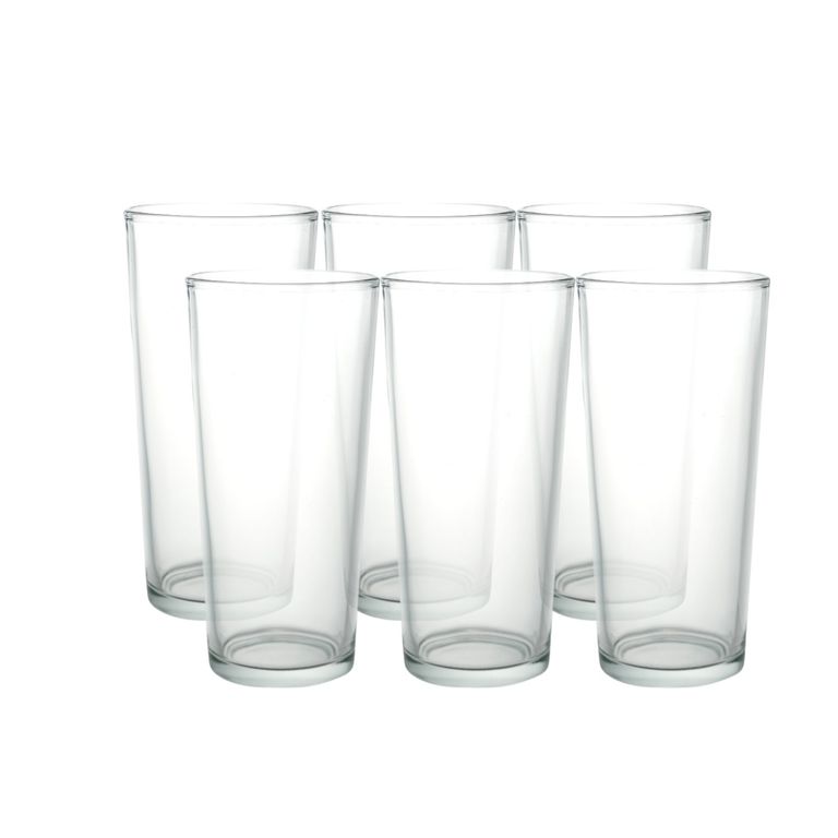 Set x 6 Vasos Lisos Sueltos 230mL Precio Uno