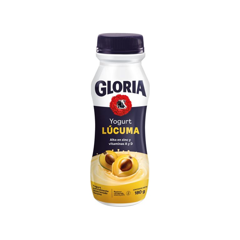Yogurt Gloria Lúcuma Botella 180 g