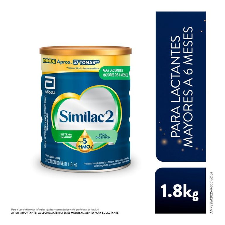 Fórmula Infantil Similac 2 Lata 1.8 Kg