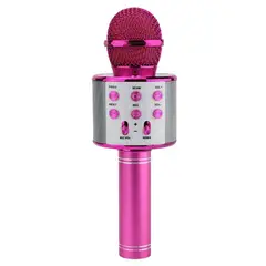 PROLINK - Micrófono Karaoke Infantil Rosado Prolink