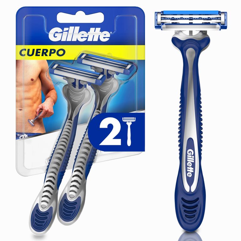 Máquina de Afeitar Gillette Cuerpo Empaque 2 Und