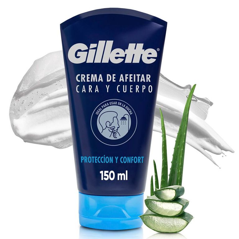 Crema Afeitadora Gillette Hombre Aloe Vera Envase 150 mL
