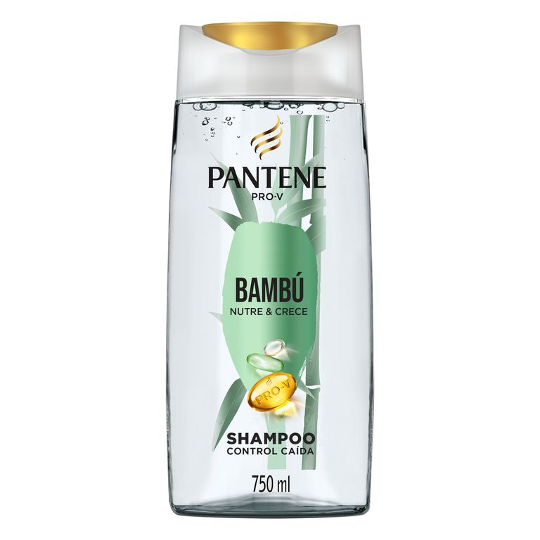 Shampoo Pantene Bambú Nutre y Crece Botella 750 mL