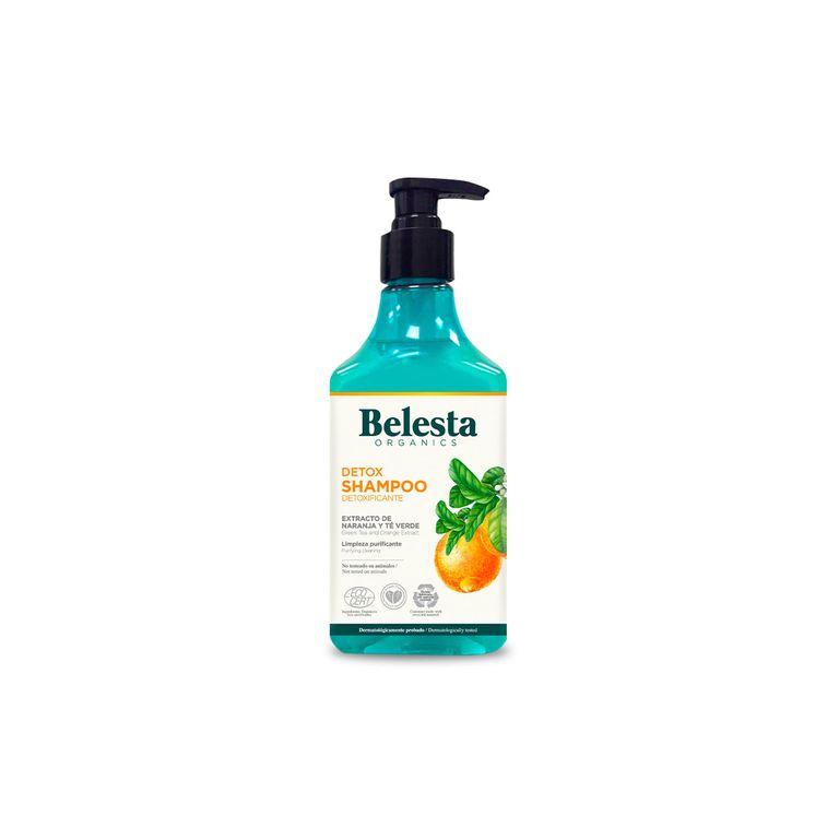 Shampoo Belesta Naranja y Té Verde Envase 400 mL