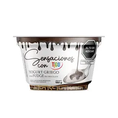 TIGO - Yogurt Griego Tigo Sensaciones con Fudge Chocolate Envase 180 g