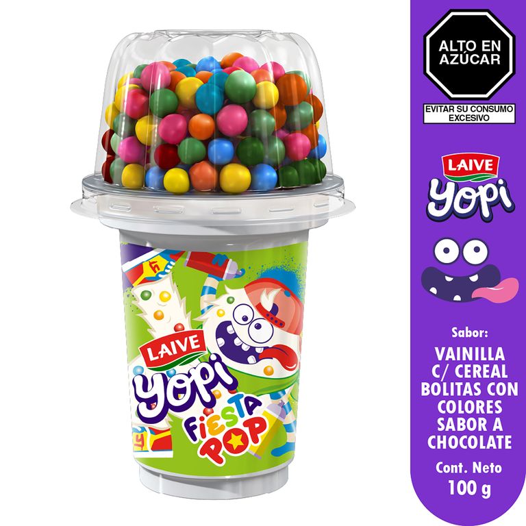 Yogurt Laive Yopimix Vainilla Chocolate Colores Envase 100 g