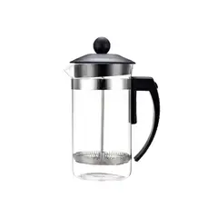 CASA JOVEN - Cafetera Presión 1L Borosilicato Negra Casa Joven