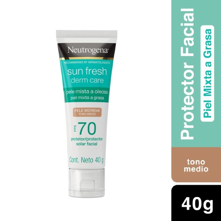 Protector Solar Facial Neutrogena Sun Fresh Medio FPS70 Envase 40 g