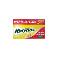KOLYNOS - Pasta Dental Super White Pack 3 Cajas 60 mL