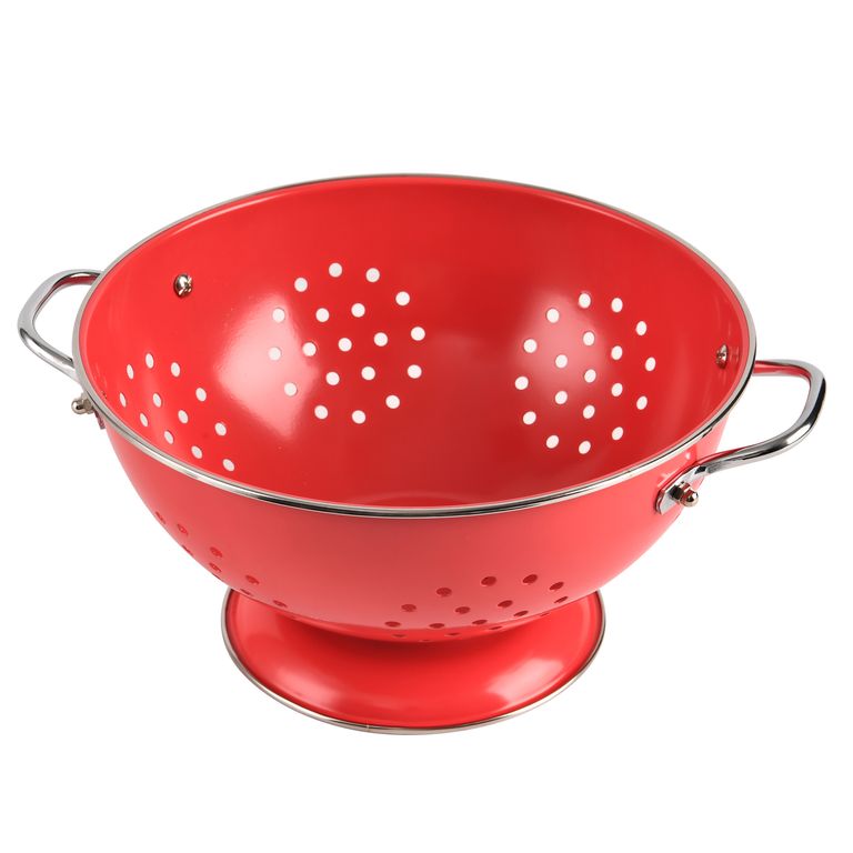 Colador Grande de Acero 23cm Color Casa Joven