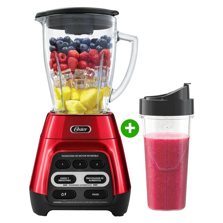 Licuadora Oster 2177524 Tecnologia Reversible Rojo