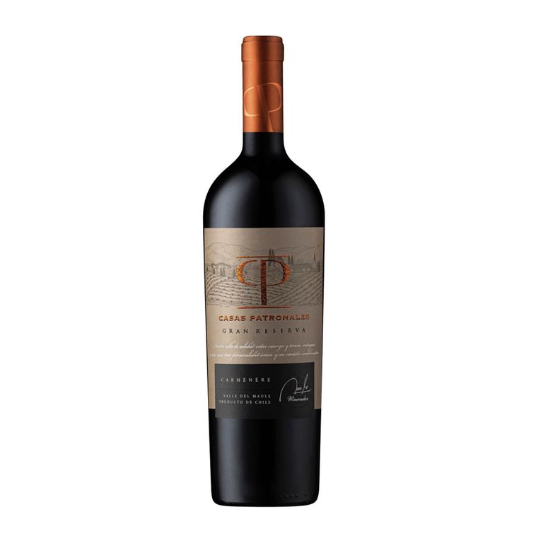 Vino Casas Patronales Carmenere Gran Reserva Botella 750 mL