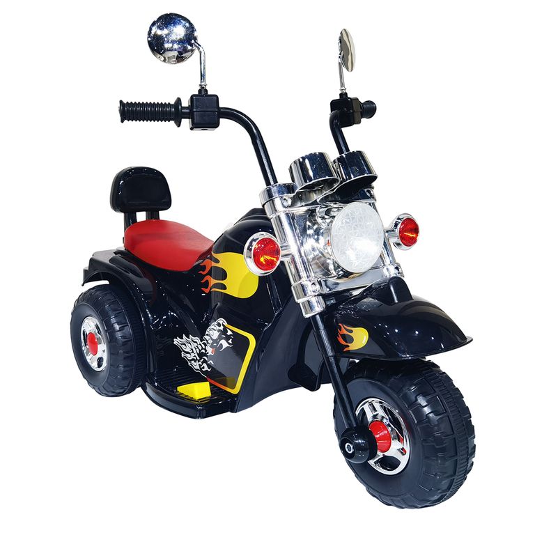 Trimoto a Batería Choppera con Música Negra