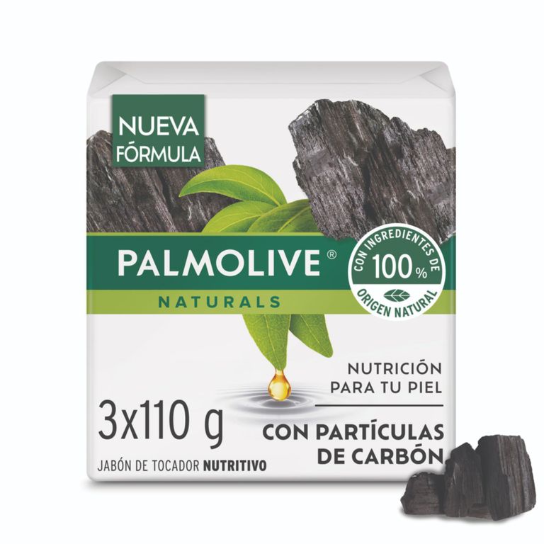 Jabón en Barra Palmolive Carbon Empaque 3 Und 110 g