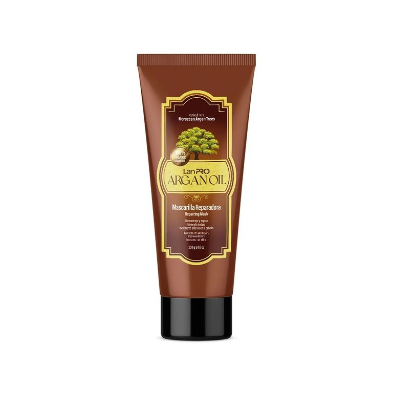 Máscara Capilar Reparadora Lan Pro Argan Oil Envase 250 mL