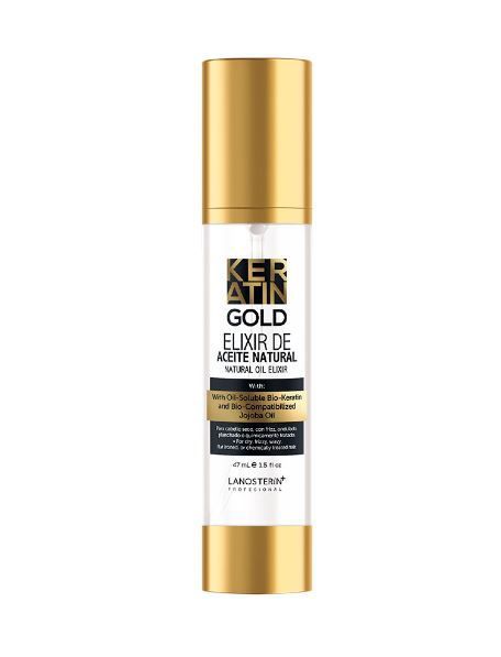 Aceite Capilar Keratin Gold Elixir Natural Envase 47 mL