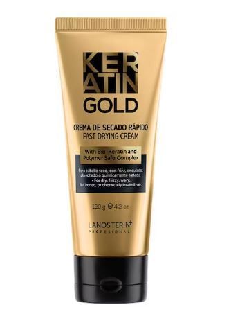 Crema Capilar Keratin Gold Secado Rápido Envase 120 g