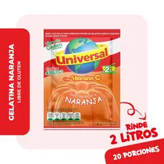 UNIVERSAL - Gelatina Naranja X130 Gr.