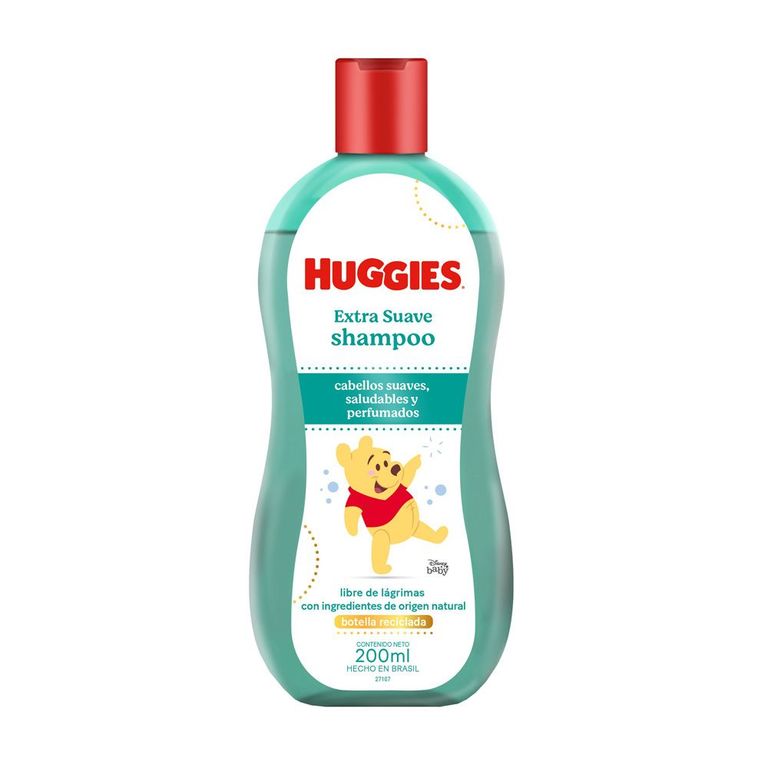 Shampoo Huggies Extra Suave Botella 200 mL