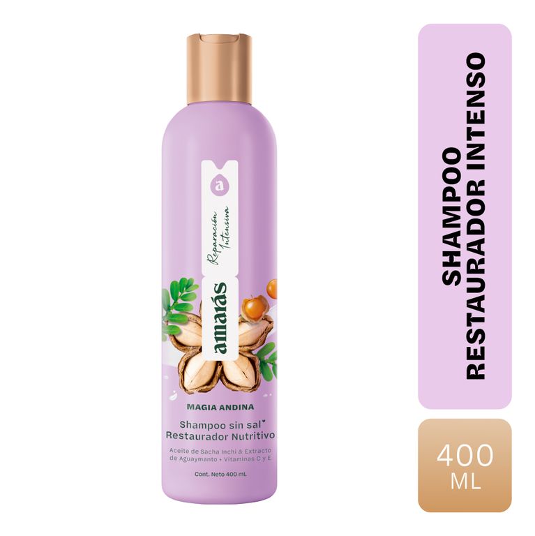 Shampoo Amarás Magia Andina Envase 400 mL